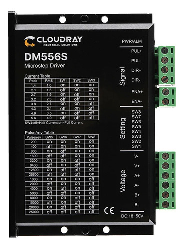 Dm556s Driver Controlador De Motor A Pasos De 2 Fases Cnc