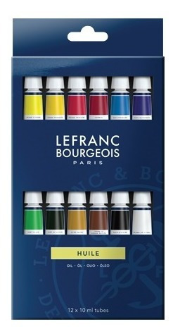 Oleo Fino Lefranc Bourgeois Paris 12 Colores X 10 Ml