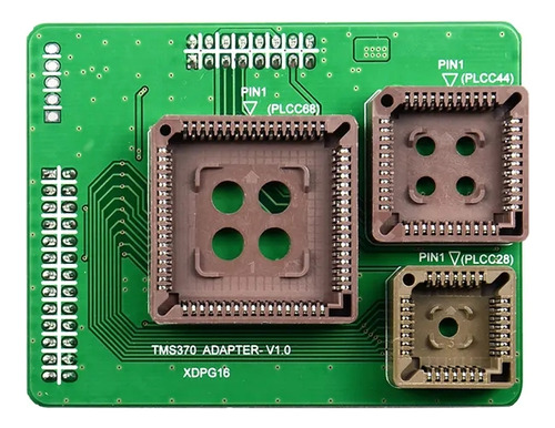 Adaptador Vvdi Prog Tms370 Plcc28 Plcc44 Plcc68