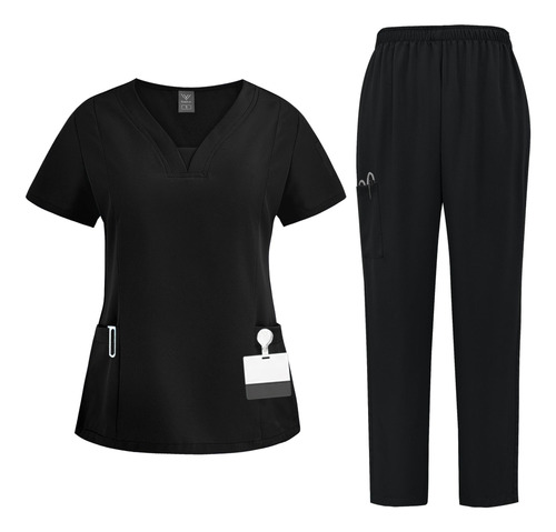 Pijama Quirúrgica Scrub Jogger Uniforme Medico Antifluido