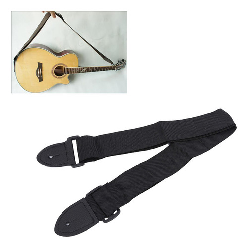 Correa De Guitarra Ajustable Para Bajos Y Guitarras Eléctric