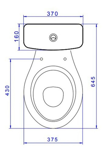 Imagen 5 de 7 de Juego De Baño Loza Sanitaria Deca Inodoro Mochila Lavatorio