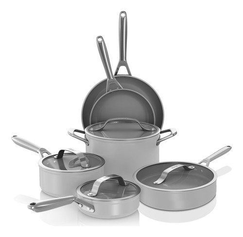 Set De Utensilios De Cocina Ninja Neverstick Ceramic Pro Gre