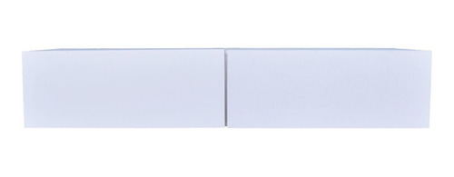 Centro De Entretenimiento Flotante Hogare 120 Cm Para Tv Color Blanco