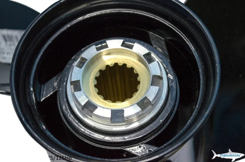 Imagem 3 de 3 de Hélice Mercury/yamaha 75-90-115-125hp 2t 4t 12.3/4 X 23