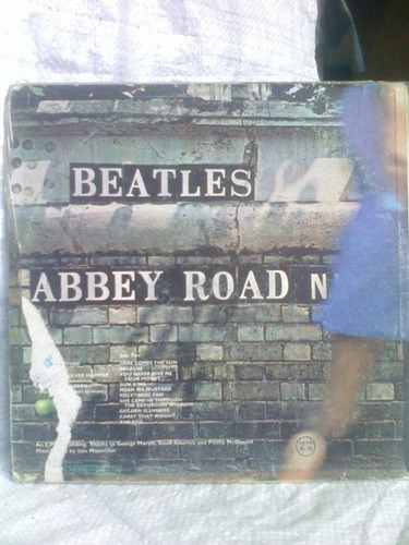 Lp. Beatles. Abbey Road N.y. Vinilo. Acetato. (Usado)