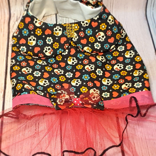 Roupa Pet - Vestido Tutu Tam 6- Roupinha Cachorro