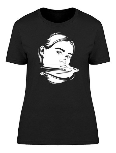 Chica En Estilo Surrealista Camiseta De Mujer