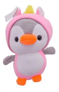 Pingüino Unicornio De Peluche
