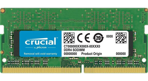 Memoria Ram Crucial 8gb Ddr4 2666 Mhz Sodimm Para Mac