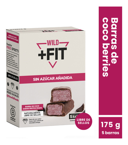 Wild Fit Coco Berries 5 unidades