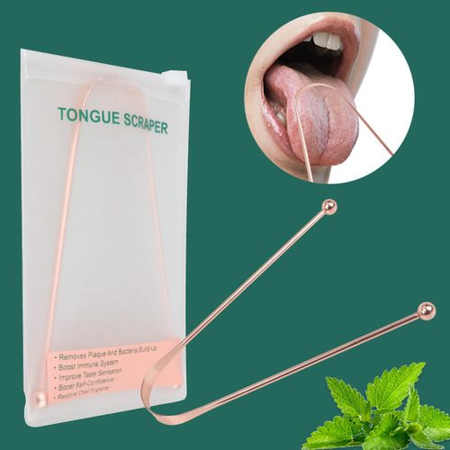 Limpiador De Lengua Silver B, Raspador De Metal Para Limpiez