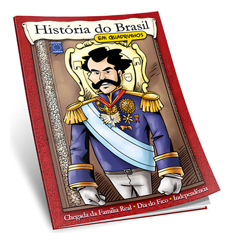 História do Brasil em quadrinhos (Coleção - 2 volumes), de Editora Europa. Editorial Editora Europa Ltda., capa mole em português, 2021