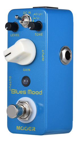 Modos De Pedal Effect Pedal Shell Blue Mooer Mood (brillante