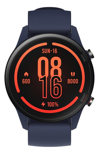 Imagen 3 de 4 de Xiaomi Mi Watch 1.39" caja de polímero reforzado con fibra de vidrio navy blue malla navy blue de tpu XMWTCL02