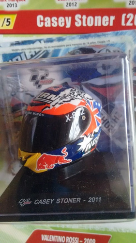 Moto Gp Casco Casey Stoner Campeón 2011 Honda Escala 1:5