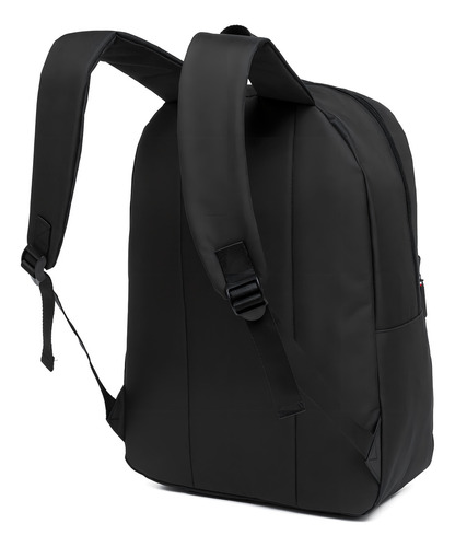 Mochila Unissex Escolar Casual Faculdade Desenho Do Tecido Liso Cor Preto Coban