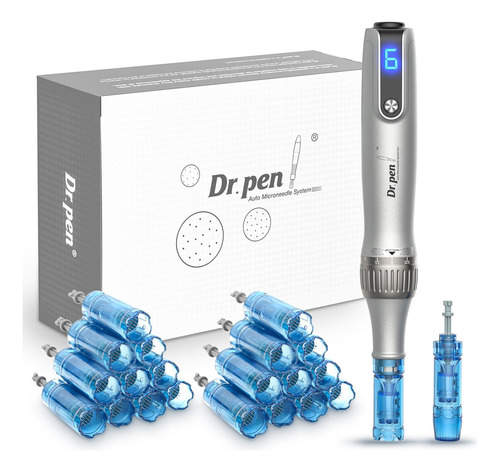 Dr. Pen M8s Microneedling Pen Con 20 Cartuchos De Repuesto,