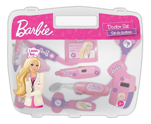 Set Doctora Barbie En Valija Con Luz Y Sonido Original