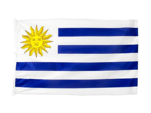 Bandera De Uruguay Oficial 150x90cm Tejida Disershop