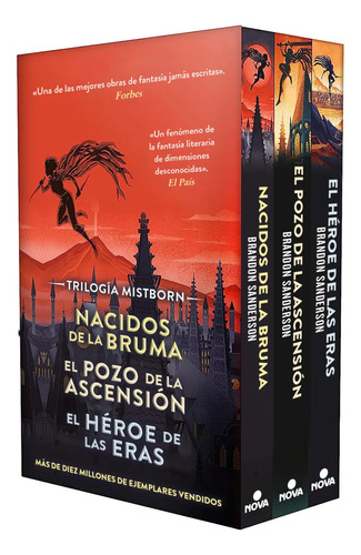 Estuche Trilogía Mistborn - Brandon Sanderson