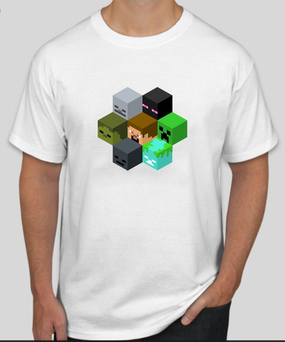Camiseta Unisex Minecraft  Personalizada