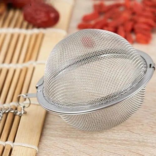 Infusor De Acero Inoxidable De 4.5 Cms. De Diámetro | Dugu Color Plateado