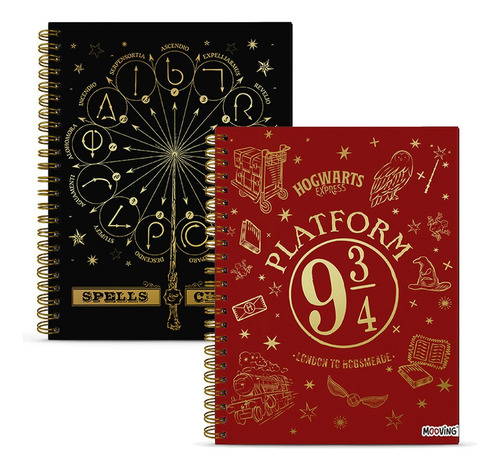 Cuaderno Mooving A4 Tapa Dura Harry Potter