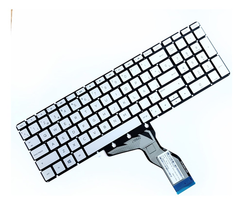 Teclado Para Notebook Hp 15-bs Series Plata 