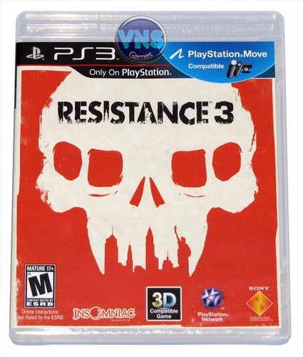 Resistance 3 - Americano - Midia Física - Original - Lacrado