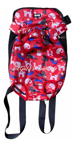 Mochila Canguro Transportador Gato Perro Talla Xl