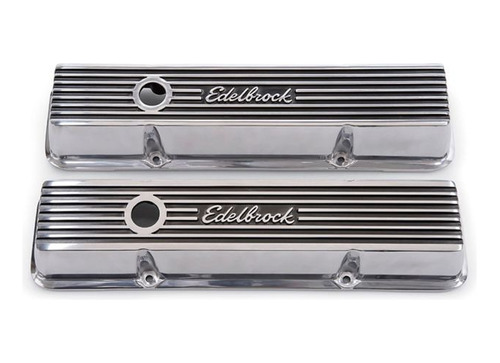 Tapas Punterías Edelbrock Aluminio Motores Chevrolet 350