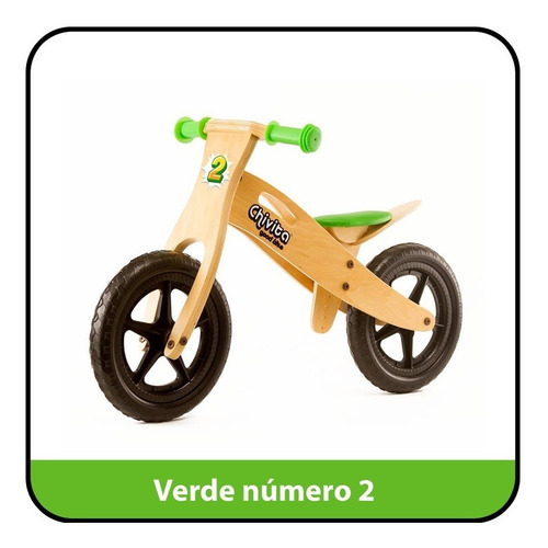 Chivita Bici De Madera 5 Alturas De Asiento