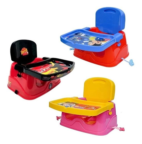 Silla Booster Comer Bebes Disney Cars Mickey Minnie