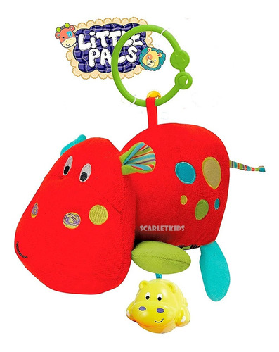 Imagen 2 de 6 de Sonajeros Vibrador Estira Y Vuelve Winfun Scarlet Kids