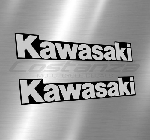 Calcos Letras Kawasaki Varias Medidas. Diseño Original