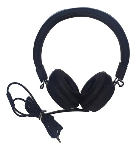 Diadema Mobo Jam Negro Con Cable 3.5