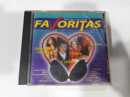 Cd Favoritas Con Amor Baladas Pop En Formato Cd