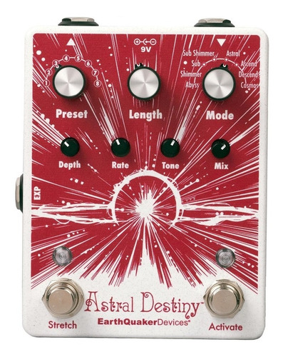 Imagem 1 de 6 de Pedal Astral Destiny Reverb Octave Earthquaker Devices