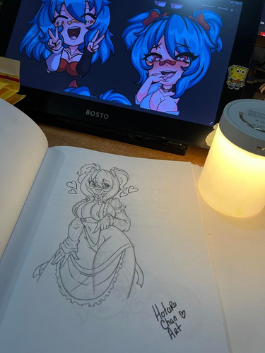 Hotaruchanart Dibujo A Lápiz Profesional Estilo Anime Otaku