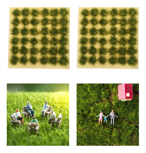 Conjunto De Vegetación Artificial Para Maquetas De Verde
