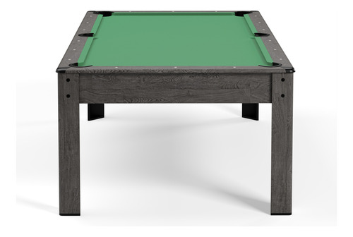 Mesa De Billar Pool Convertible A Comedor De Lujo Xl Gris