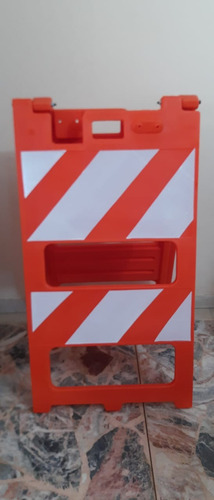 Kit 4 Cavalete De Sinalização Parede Dupla Refletivo Kteli