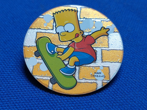 Tazos The Simpsons Silver Sandy#160 Bart Simpson Sabritas'06