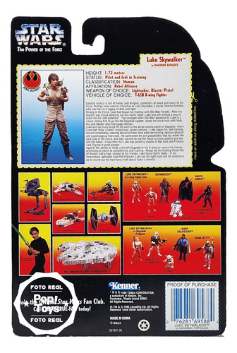 Kenner - Star Wars - Potf - Red Card - Dagobah Luke - Ll