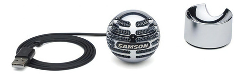 Microfone USB Samson Meteorite ideal para computador condensador portátil