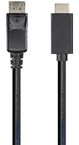 Monoprice - Cable Displayport 1.1 A Hdtv (6.0 Ft), Color Neg