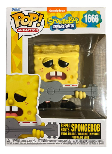 Funko Pop Bob Esponja Ripped Pants #1666 - Nickelodeon