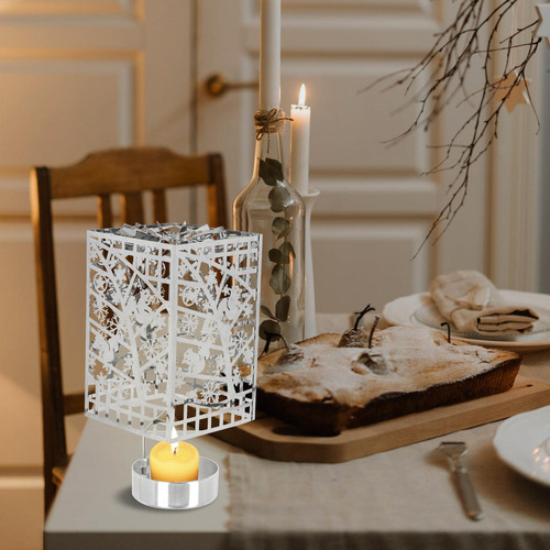 Bandeja Aromática Para Cena Con Forma De Candelabro A La Luz