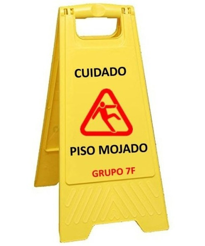 Señaletica De Aviso Cuidado Piso Mojado